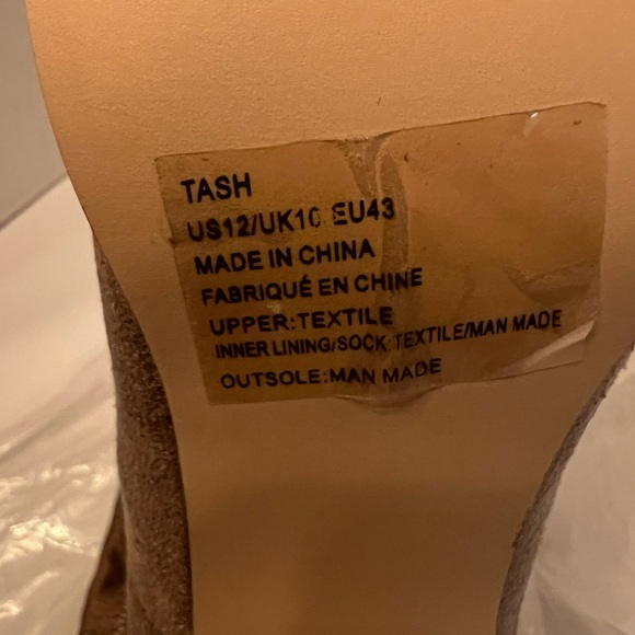 Size 12 Heeled Ankle Booties - Picture 6 of 6